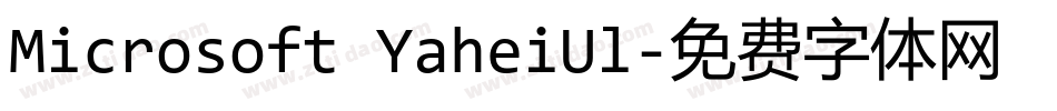 Microsoft YaheiUl字体转换